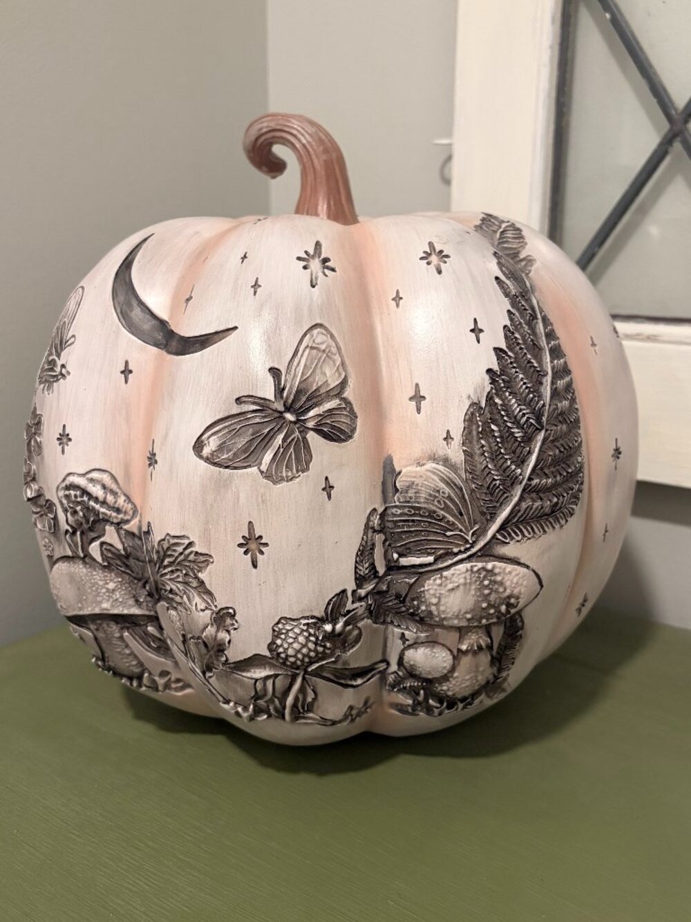 Martha Stewart Enchanted Garden Pumpkin Mushroom Butterfly Decor NWT TikTok htf